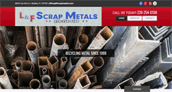 Desktop Screenshot of lfscrapmetals.com